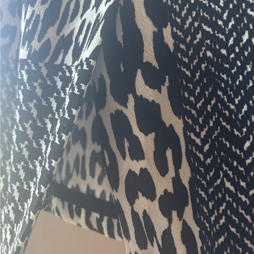 Worthington Black And White Patchwork Pencil Skirt - image 3